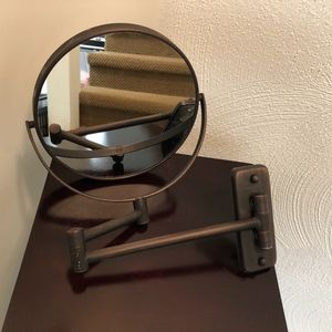 Bronze Swivel Magnifiying Mirror